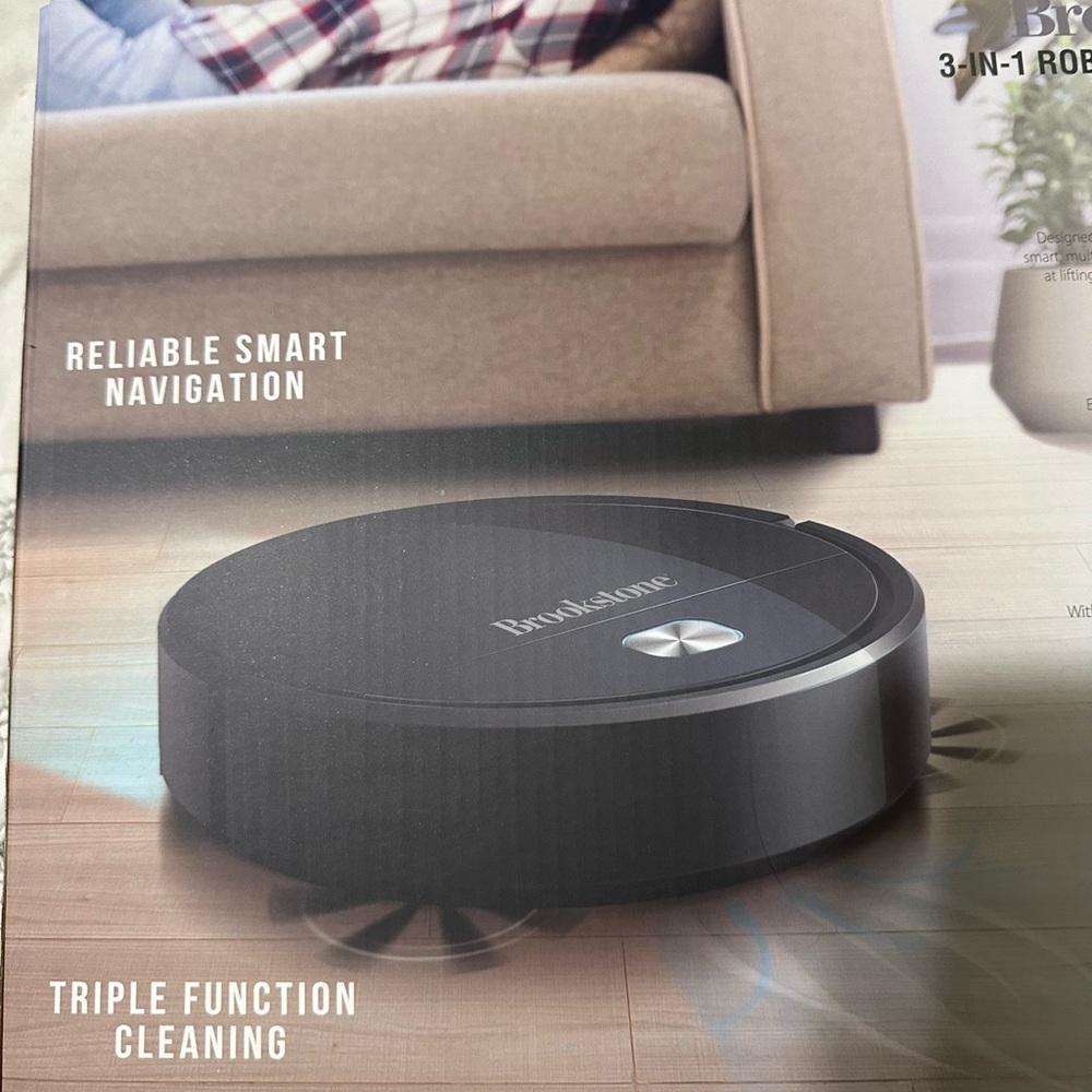 NEW Brookstone 3-in- 1 Robotic Vacumm
Cleaner - Picture 8 of 8